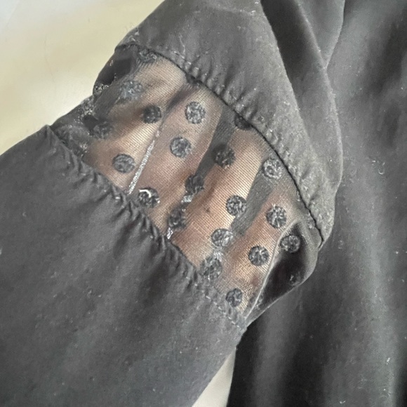 For Love & Lemons Dress with Sheet Polka Dot Panels - Picture 3 of 4